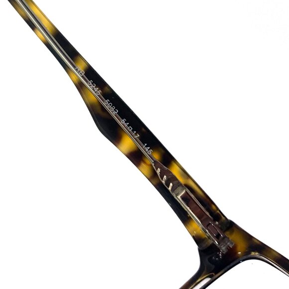 RAY-BAN Eyeglass Frames 5245 5082 Havana Crystal 54-17-145 Unisex with Hard Case - Picture 8 of 11